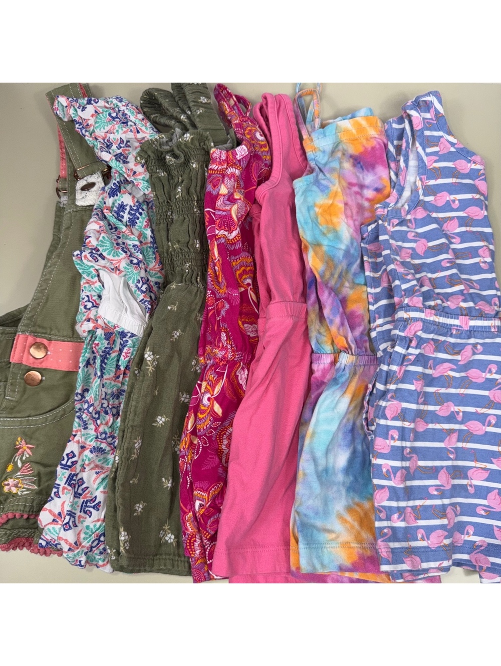 Girls 3T Romper Lot Old Navy Wonder Nation 7pc